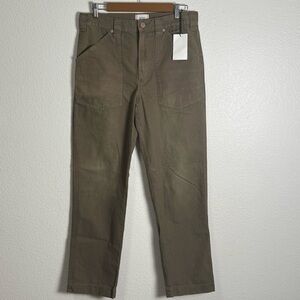 New BDG Canvas Jeans Olive Green Size 30 NWT